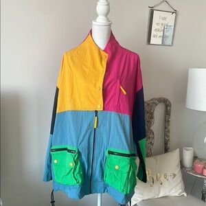 Retro Windbreaker Coat